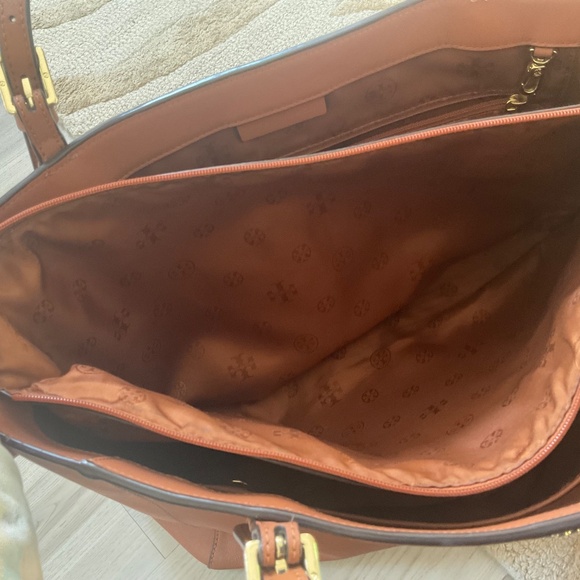 Tory Burch brown work bag tote Buckle - Picture 10 of 16